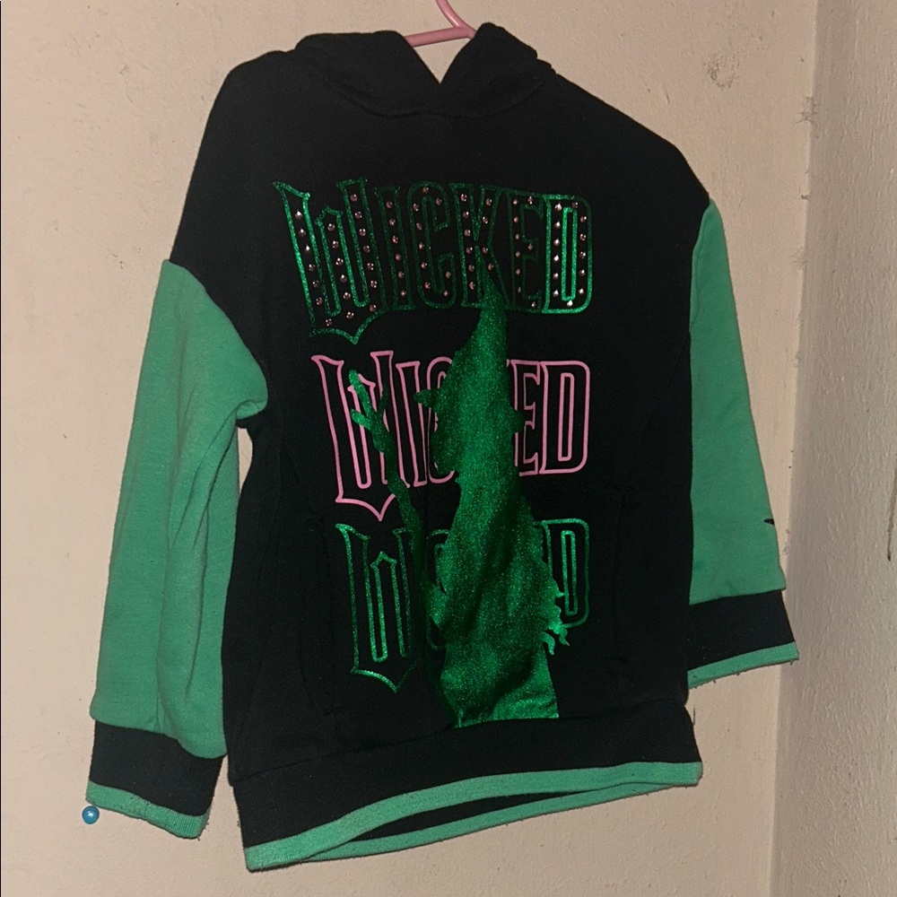 Wicked Kids Hoodie - Black and Green